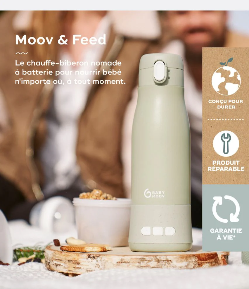 Chauffe-biberon nomade rechargeable Moov & Feed - Image 16