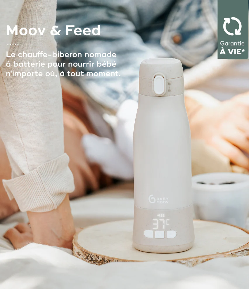 Chauffe-biberon nomade rechargeable Moov & Feed - Image 3